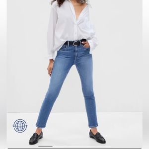 GAP High Rise Vintage Slim Jeans With Washwell